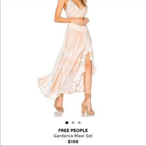 Free people 2 piece gardenia set